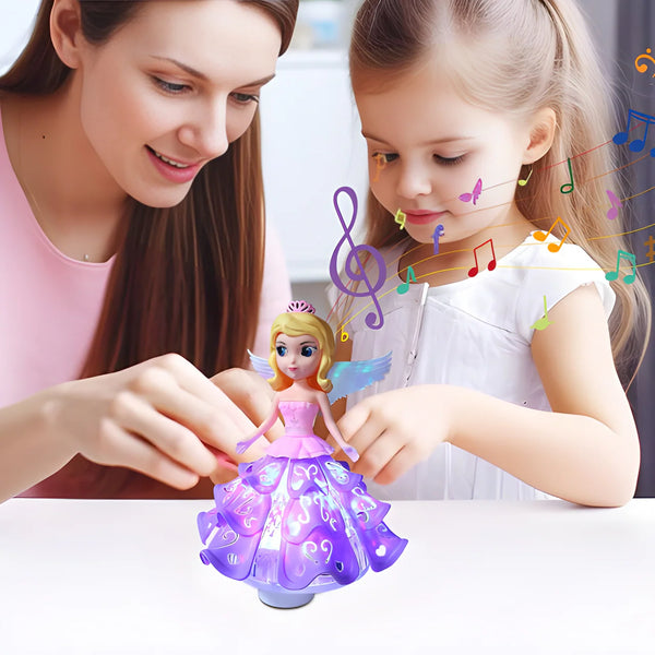 11.5-Inch Princess Doll Set - Beautiful Hard Body Doll