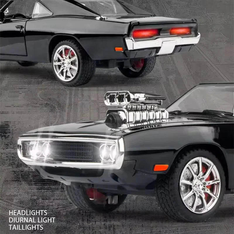 1:24 Scale 1970 Dodge Challenger - Fast & Furious 7 Diecast Car Model Secondary image