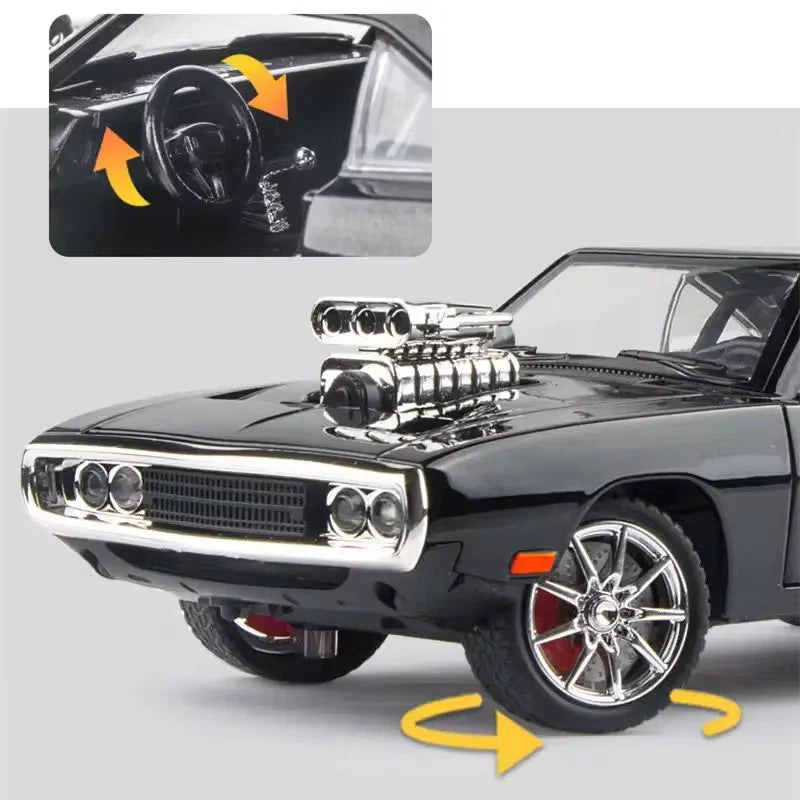 1:24 Scale 1970 Dodge Challenger - Fast & Furious 7 Diecast Car Model