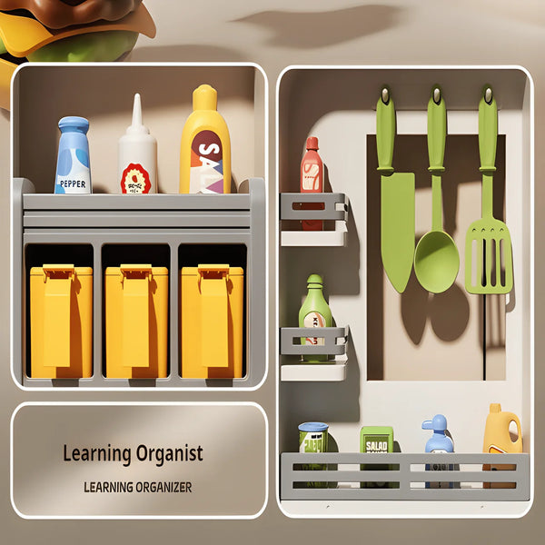 Kitchen Playset with Lights & Sound - Complete Cooking Pretend Play Set