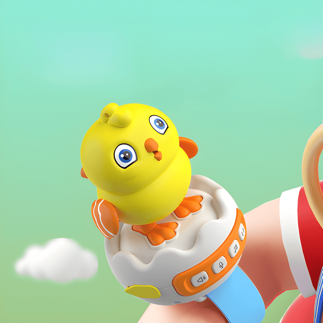 Multifunction AI Interactive Talking Bird Toy - Green | Sound Repeating Parrot with Built-in Music for Kids