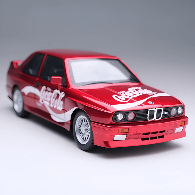 1:24 Scale BMW M3 Die-Cast Model Car - Classic Red Alloy Collectible Main Image
