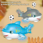 Musical Dancing Shark Toy - Electric Blowing Ball Toy with Lights & Sound for Kids