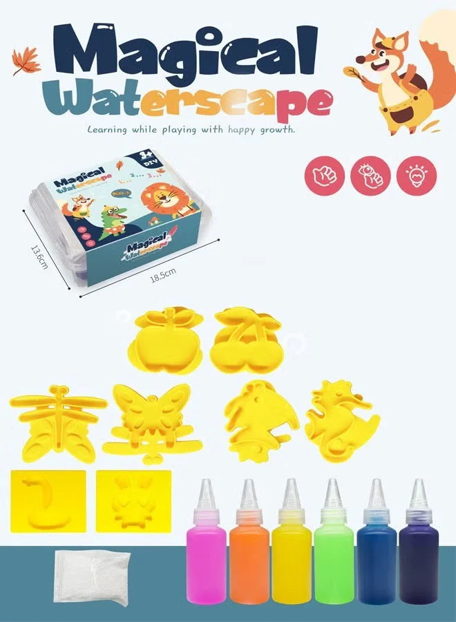 Diy Magic Water Elf – 3d Magic Gels Water Beads Animal Shapes Toys