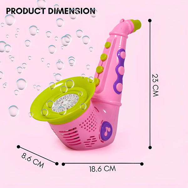 Bubble Machine Gun for Kids - Leak-Proof Automatic Bubble Blaster with LED Lights