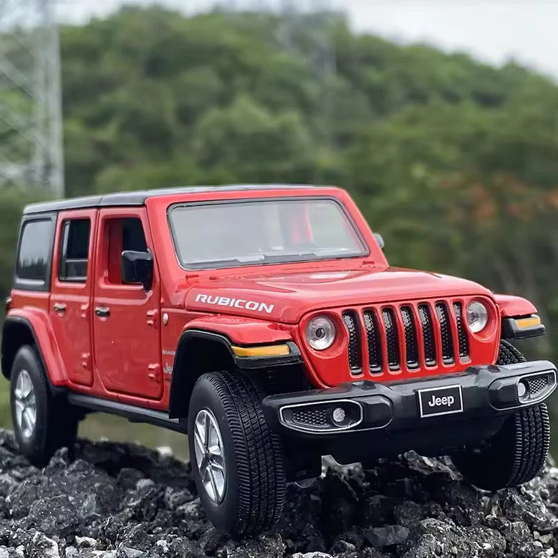 1:32 Jeeps Wrangler Rubicon Alloy Diecast Model