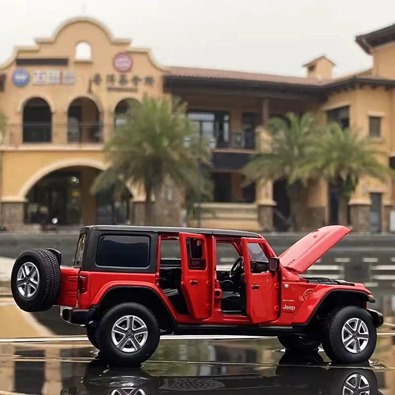 1:32 Jeeps Wrangler Rubicon Alloy Diecast Model