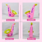 Bubble Machine Gun for Kids - Leak-Proof Automatic Bubble Blaster with LED Lights