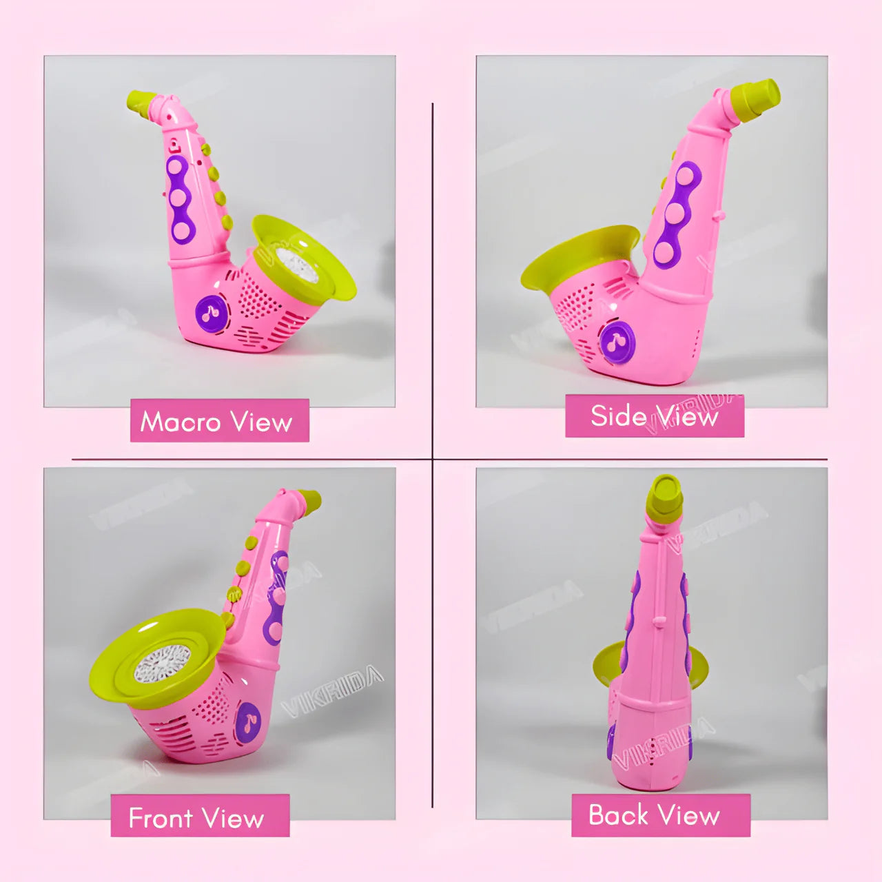 Bubble Machine Gun for Kids - Leak-Proof Automatic Bubble Blaster with LED Lights