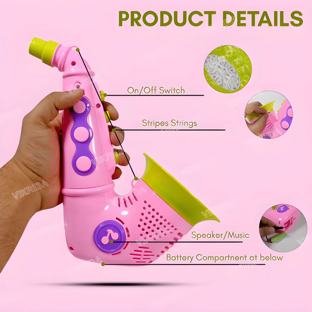 Bubble Machine Gun for Kids - Leak-Proof Automatic Bubble Blaster with LED Lights Secondary image