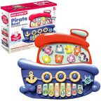 Interactive Pirate Ship Musical Toy - Educational Boat with Lights, Sounds & Music