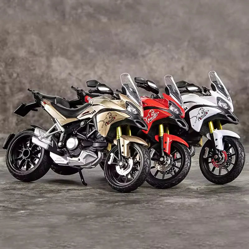 1:12 Scale Ducati MTS Enduro Die-Cast Motorcycle Model - Alloy Collectible