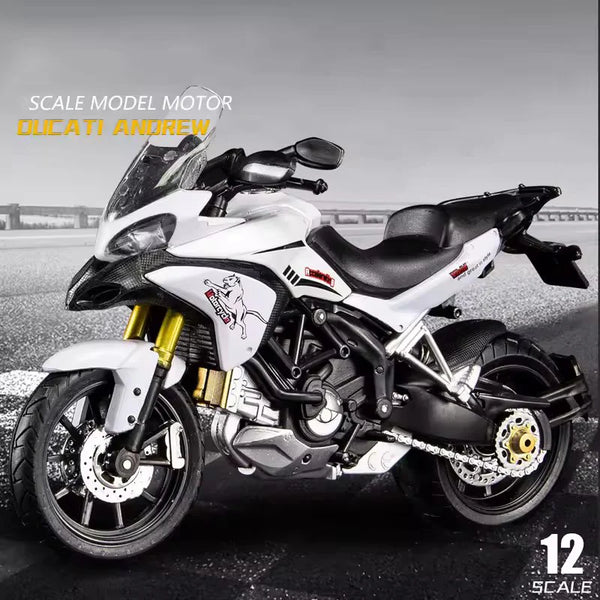 1:12 Scale Ducati MTS Enduro Die-Cast Motorcycle Model - Alloy Collectible