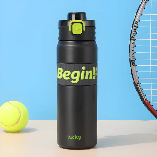 Begin Lucky – Stylish Sports Water Bottles ( Pack of 1 )