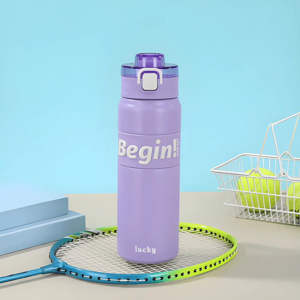 Begin Lucky – Stylish Sports Water Bottles ( Pack of 1 )