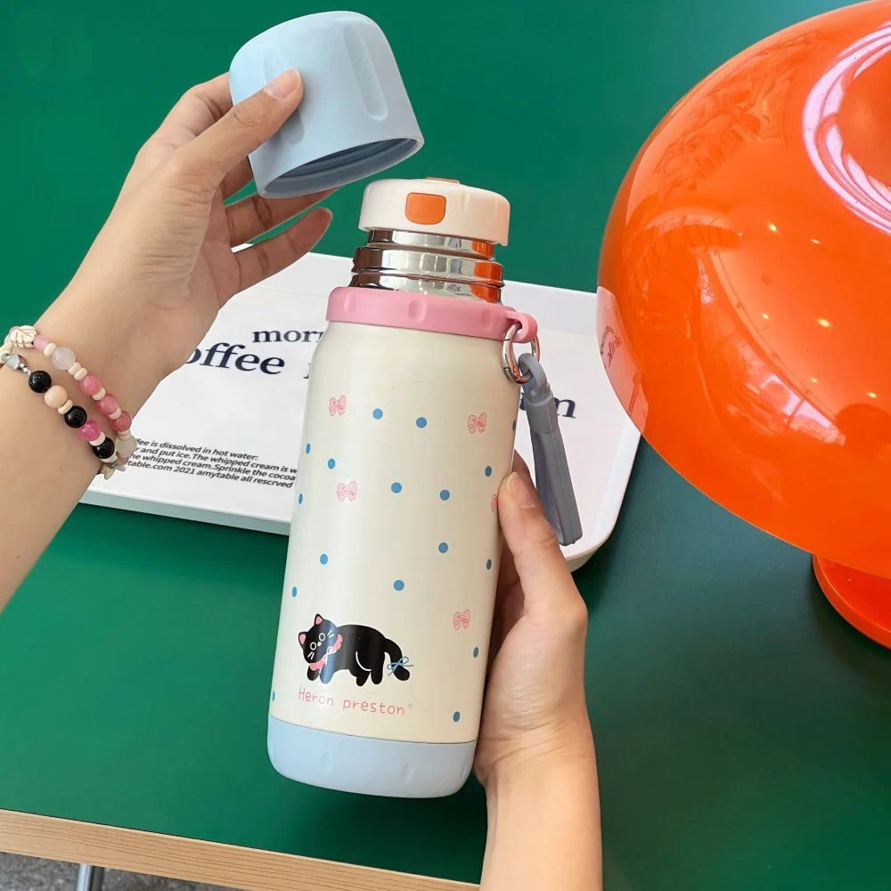 Stainless Steel Insulated Water Bottle With Strap Secondary image