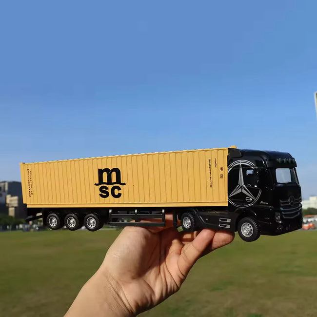 Scania Container Truck Die-Cast Model 1:50 - Heavy Duty Alloy with Opening Doors Hover Image