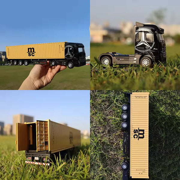 Scania Container Truck Die-Cast Model 1:50 - Heavy Duty Alloy with Opening Doors