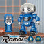 Smart RC Dancing Robot - Programmable Remote Control Robot with LED Lights & Music