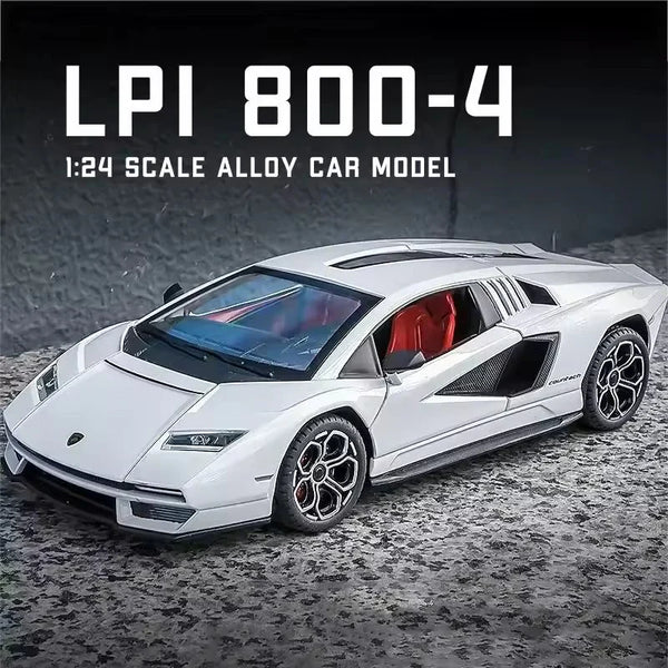 1:24 Scale Lamborghini Countach LPI 800-4 Die-Cast Model - Alloy Collectible