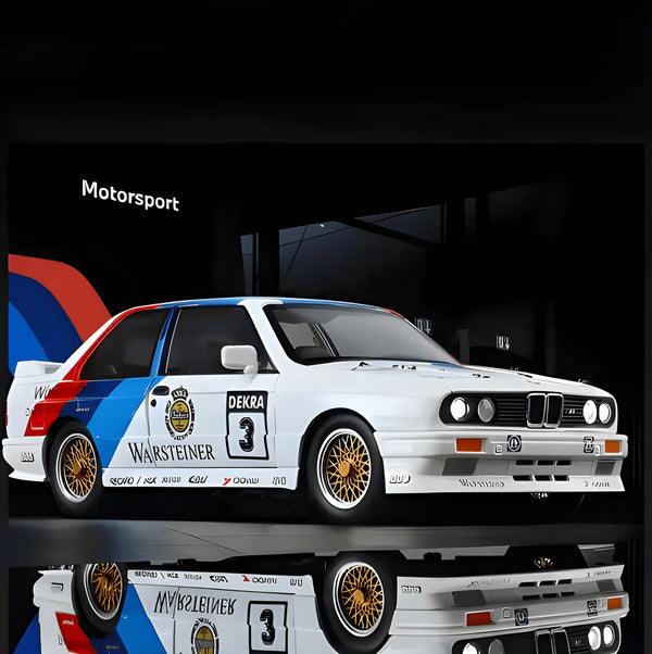 1:24 Scale BMW M3 E30 1988 Die-Cast Model - M Power Floral Edition Alloy Collectible