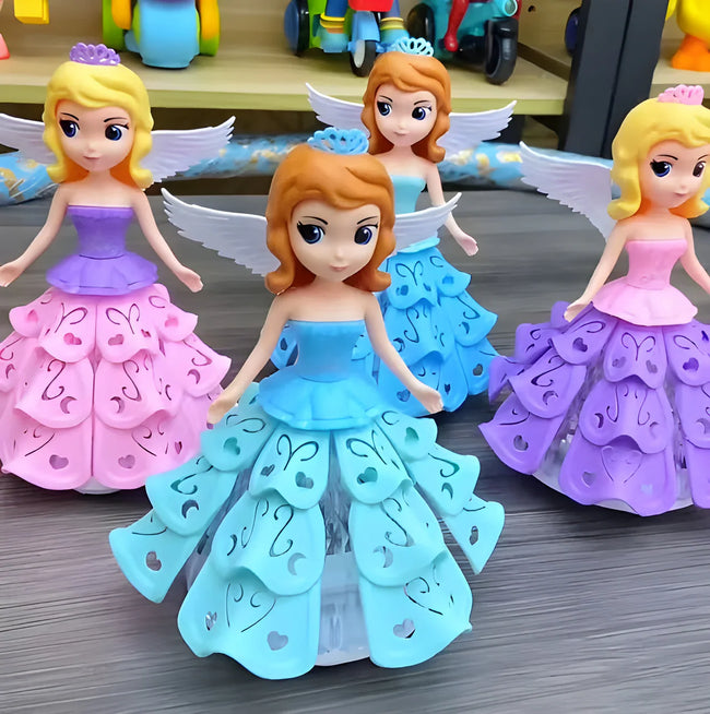 11.5-Inch Princess Doll Set - Beautiful Hard Body Doll Hover Image