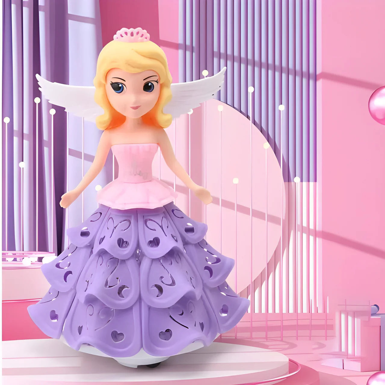 11.5-Inch Princess Doll Set - Beautiful Hard Body Doll Secondary image