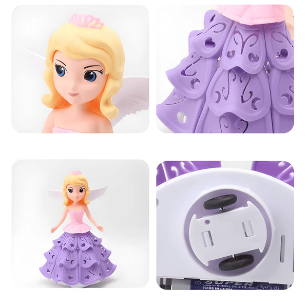 11.5-Inch Princess Doll Set - Beautiful Hard Body Doll