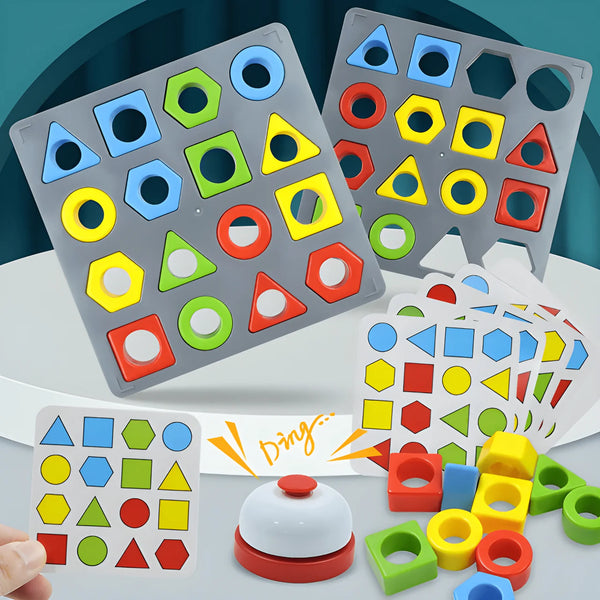 Shape Matching Game with Buzzer & Challenge Cards