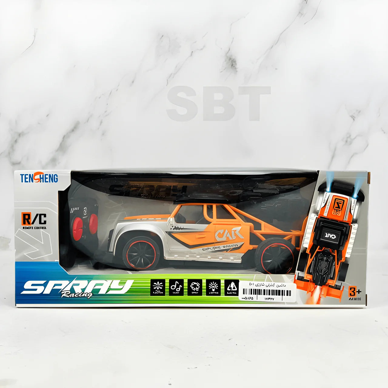 RC Spray Car with Mist Effect - Remote Control Stunt Car with LED Lights & Sounds