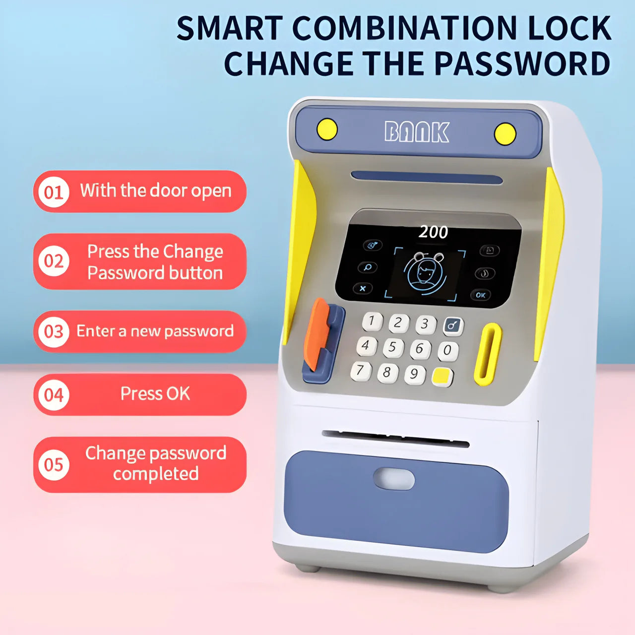 Intelligent Atm Box With Scanner & Atm Card