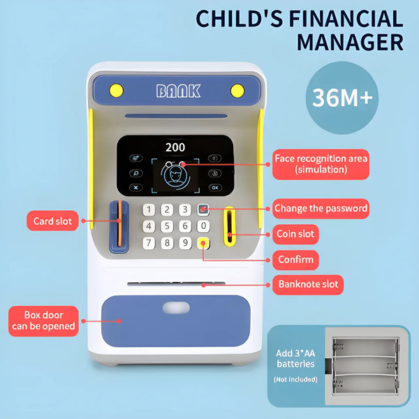 Intelligent Atm Box With Scanner & Atm Card