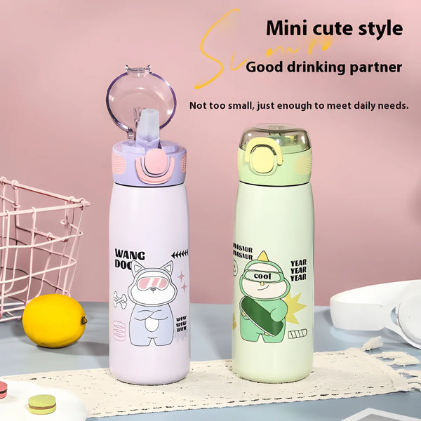 Cute Smile Insulated Water Bottle ( Pack of 1 )