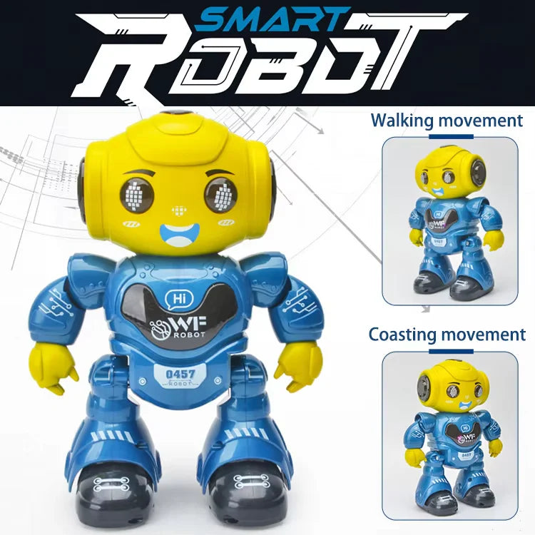 Smart RC Dancing Robot - Programmable Remote Control Robot with LED Lights & Music