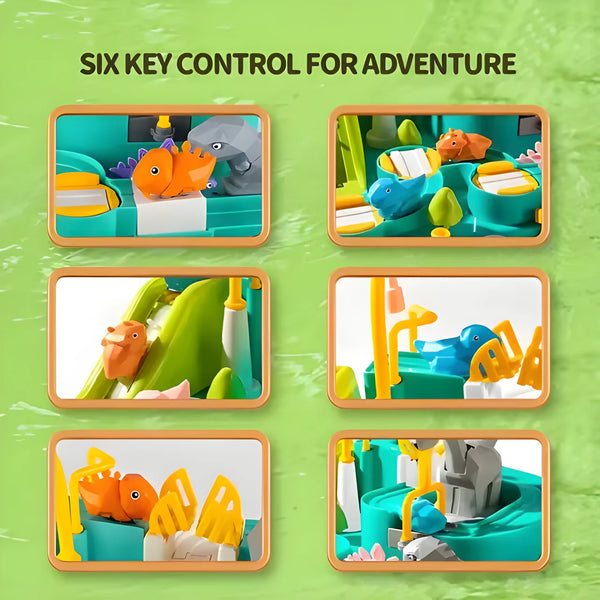 Dinosaur Adventure Track Set - 10-Level Orbital Track Toy for Kids