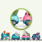 17-Piece Electric Train Track Set - Locomotive & Engineering Vehicles for Kids