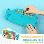 2-in-1 Musical Whale Toy - Baby Piano & Xylophone Educational Instrument Set