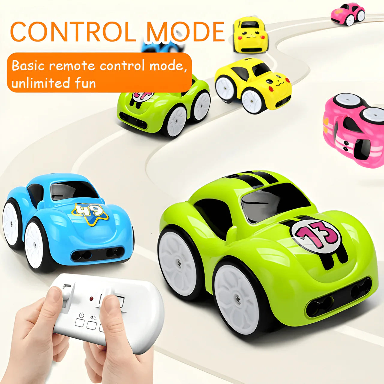 Smart Mini RC Car - 2.4GHz Remote Control with Induction Sensor & Follow Mode Main image