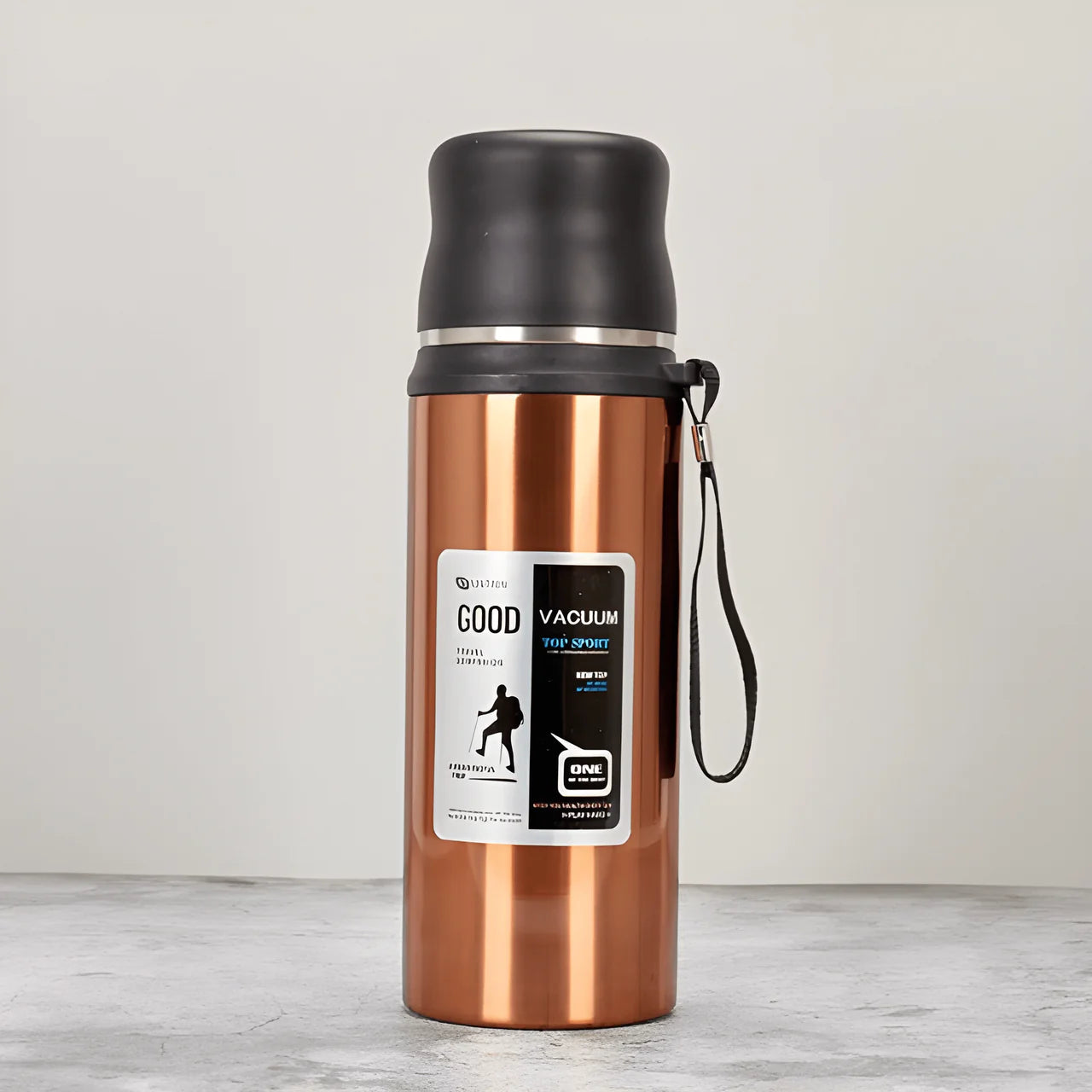 Stainless Steel Insulated Flask Water Bottel With Lid ( Pack of 1 )