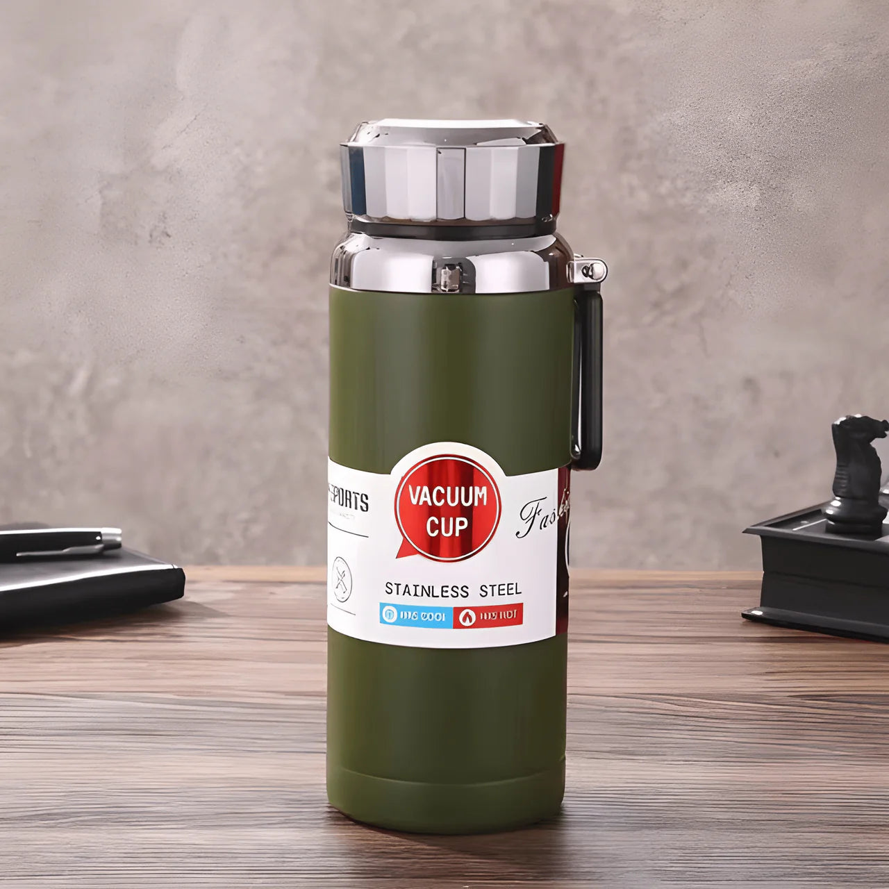 Portable Stainless Steel Water Bottel ( Pack of 1 )