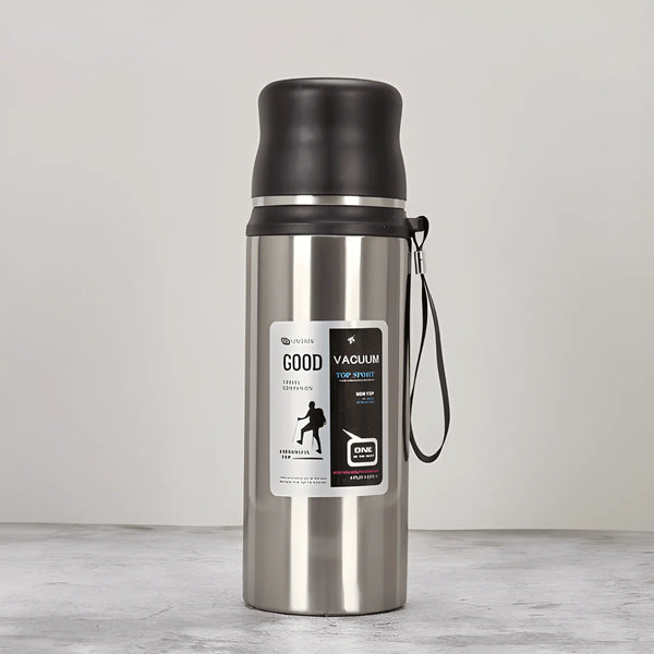 Stainless Steel Insulated Flask Water Bottel With Lid ( Pack of 1 )