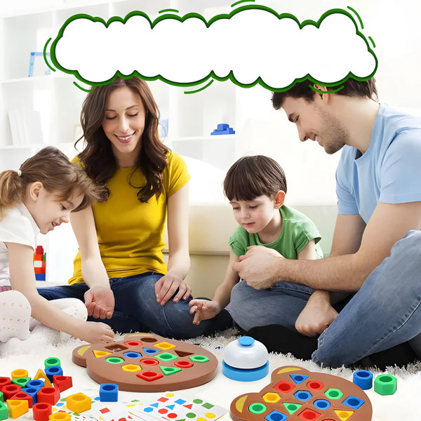 Shape Matching Game with Buzzer & Challenge Cards