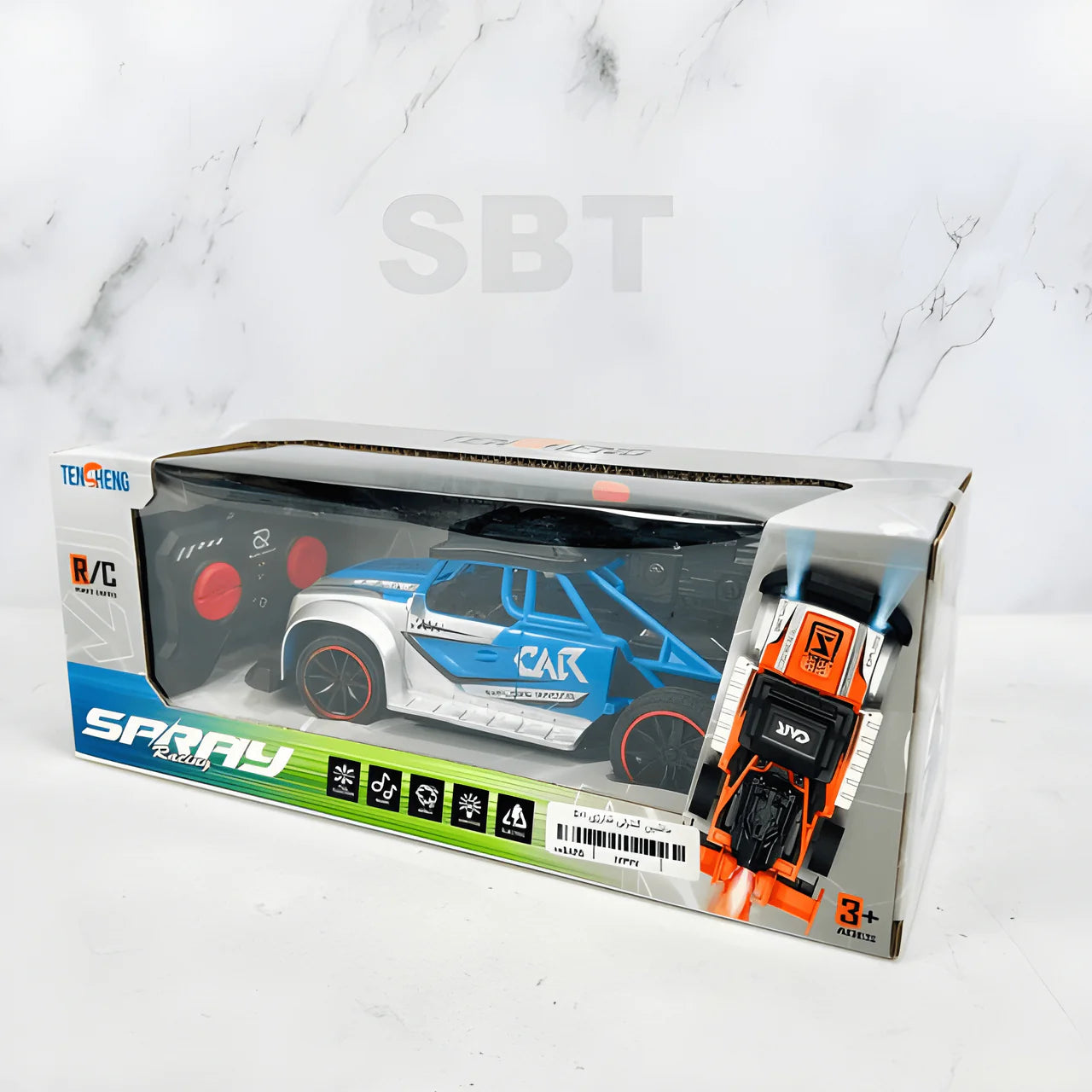 RC Spray Car with Mist Effect - Remote Control Stunt Car with LED Lights & Sounds