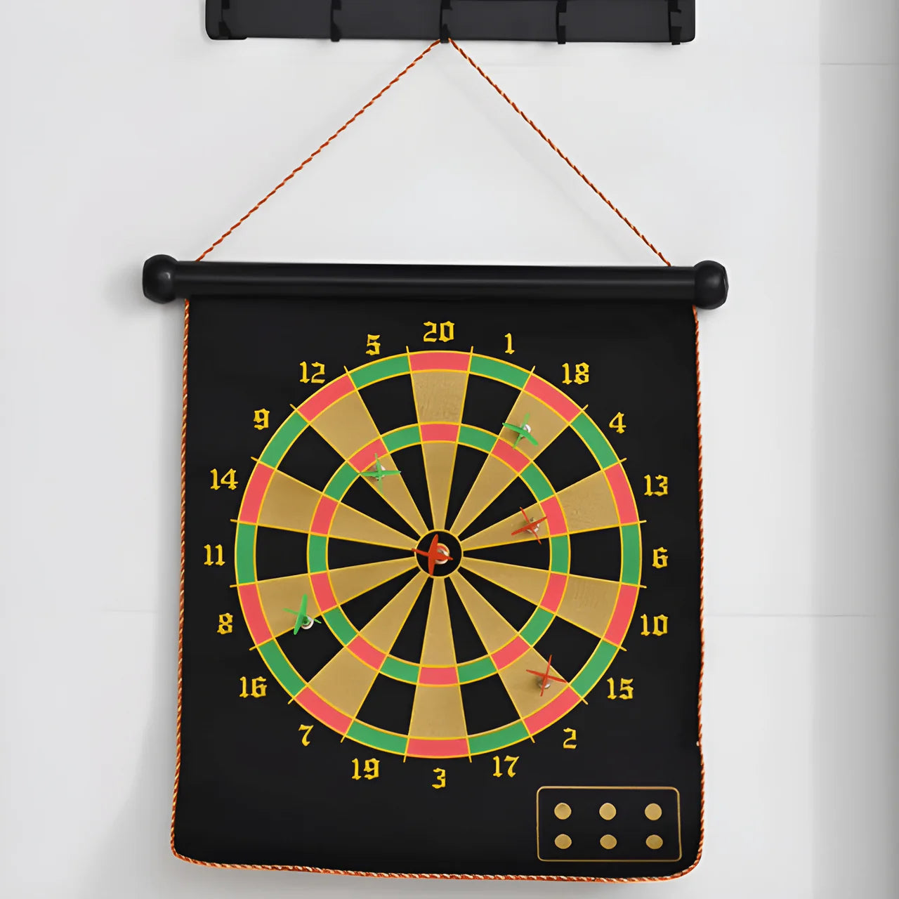 Double-Sided Magnetic Dart Board - Safe Darts Game Toy for Kids