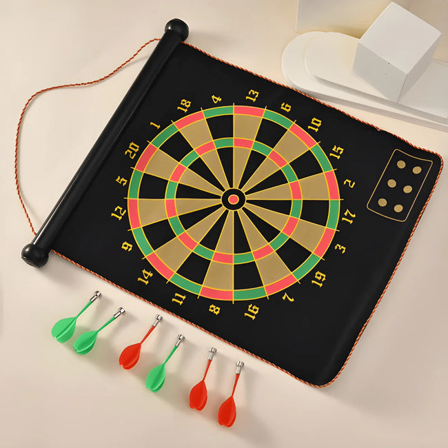Double-Sided Magnetic Dart Board - Safe Darts Game Toy for Kids Hover Image