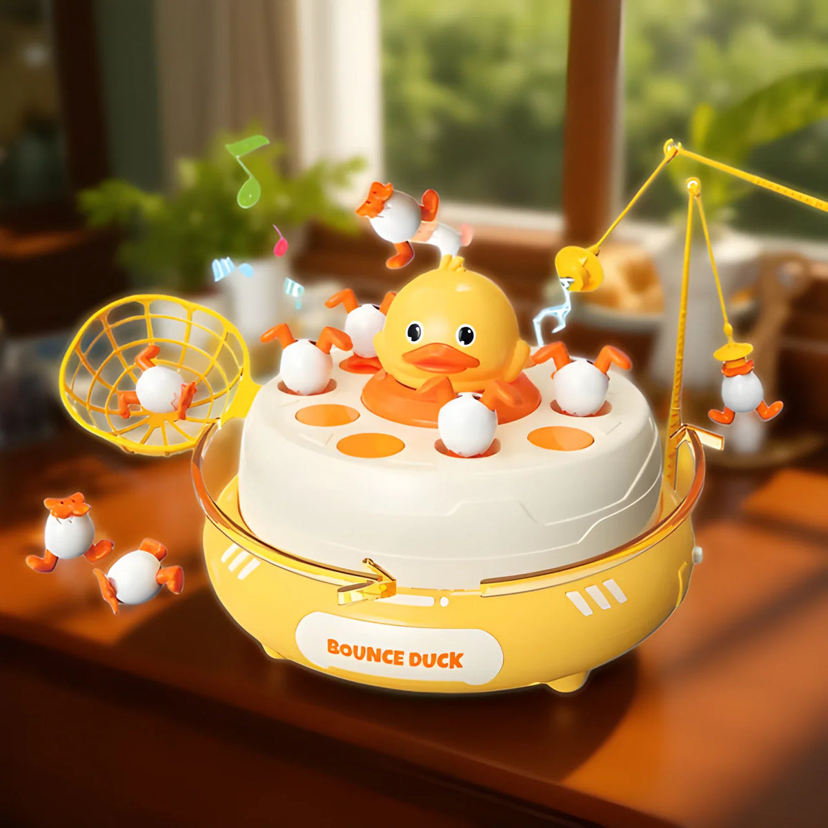 Duck Launch Turntable Game - Interactive Spinning Target Shooting Toy