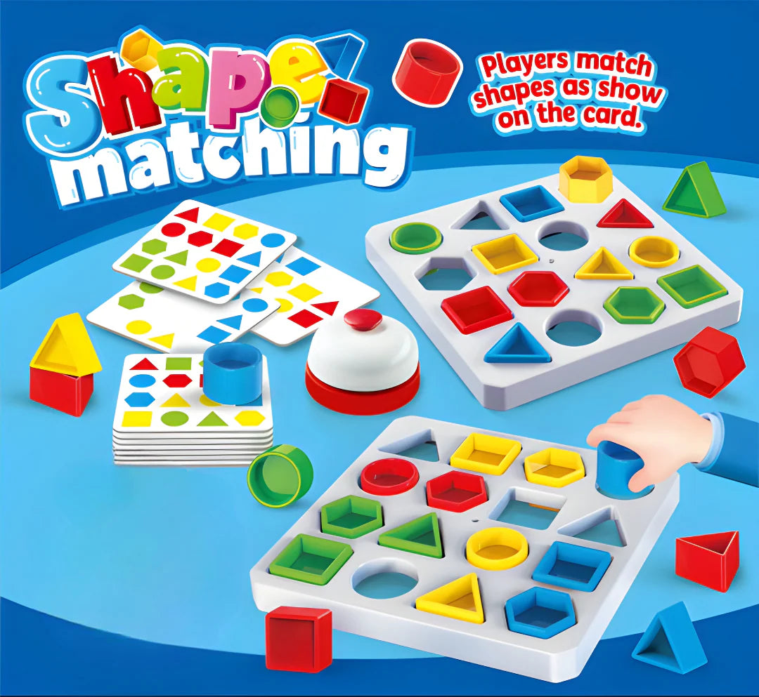 Shape Matching Game with Buzzer & Challenge Cards Main image