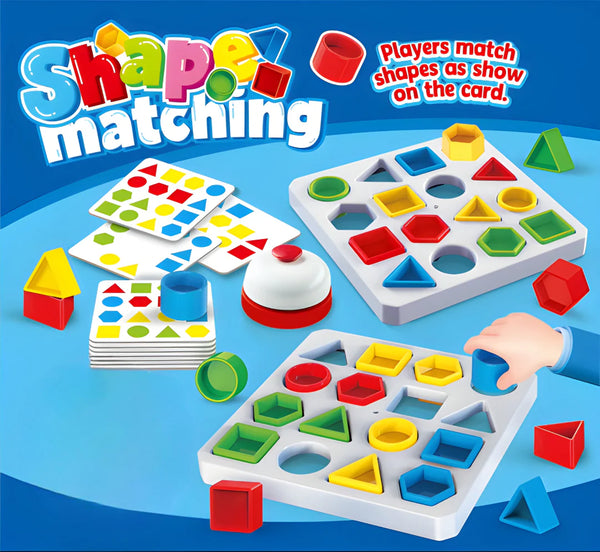 Shape Matching Game with Buzzer & Challenge Cards