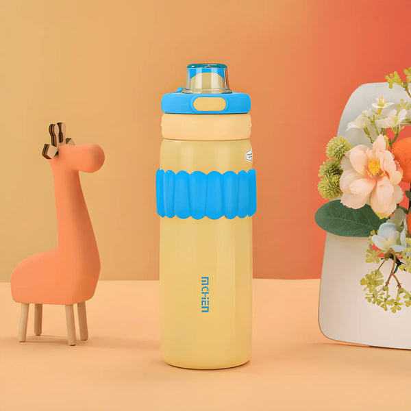 Cartoon-themed Thermos Water Bottle for Kids ( Pack of 1 )