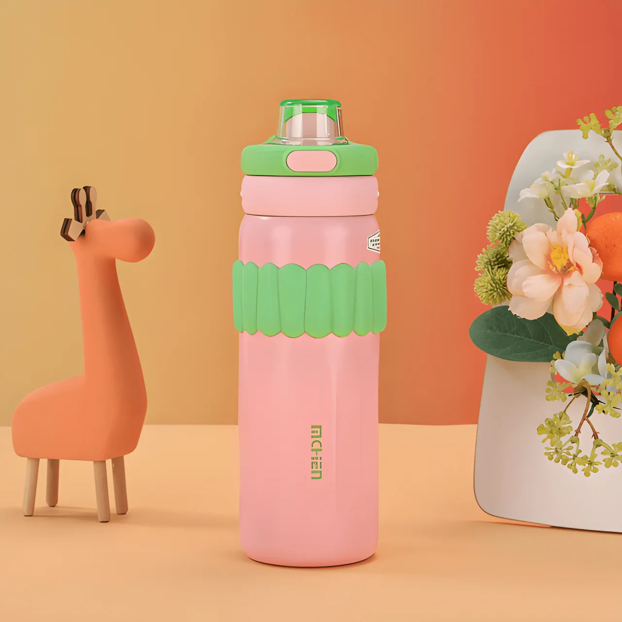 Cartoon-themed Thermos Water Bottle for Kids ( Pack of 1 )